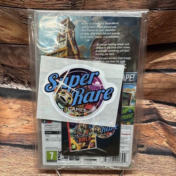 SteamWorld Build Nintendo Switch Super Rare Games SRG #125 Exclusive Sealed - Picture 2 of 6